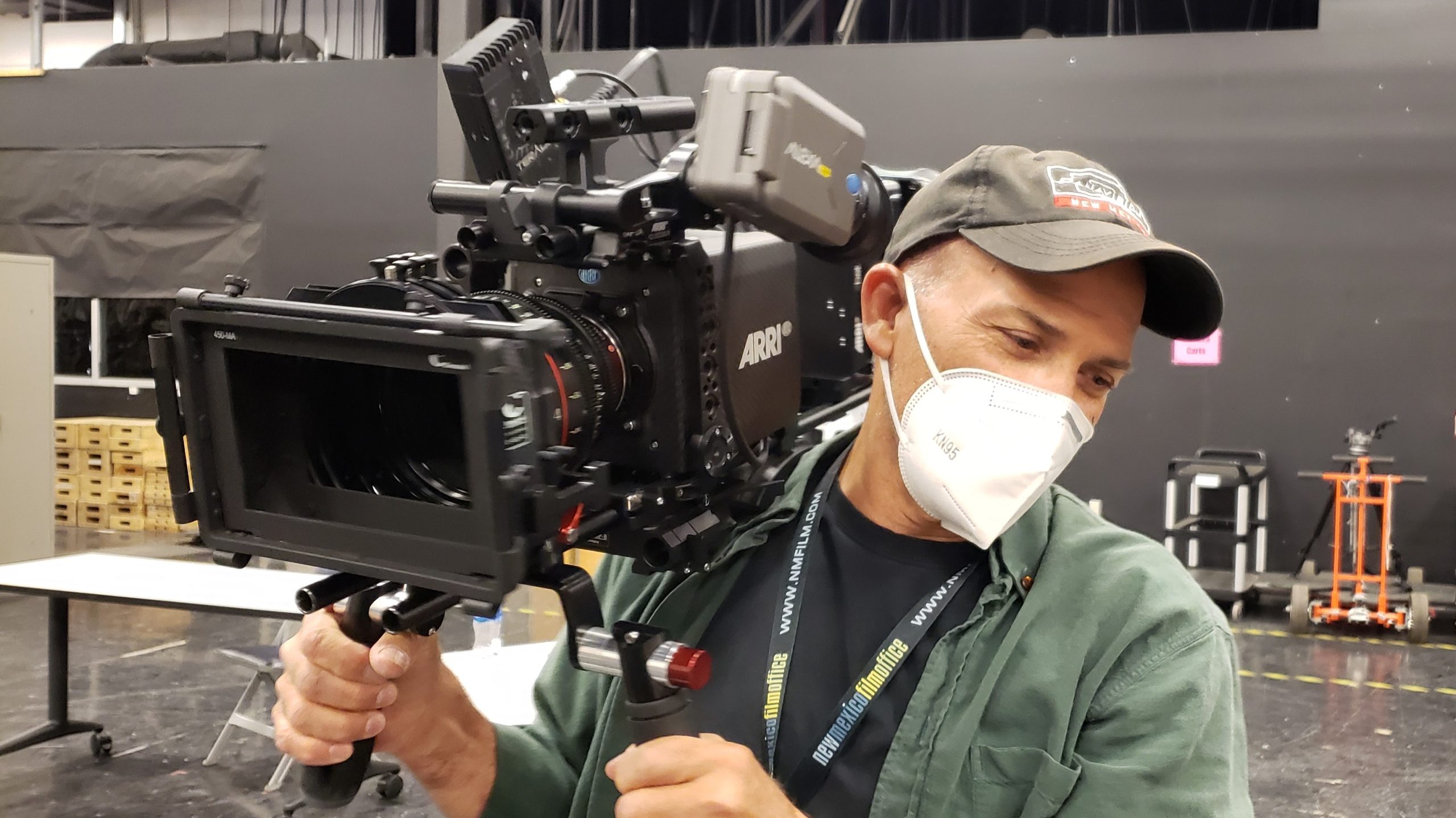 Carlos Vilkerman on set working with the Arri Alexa Mini camera