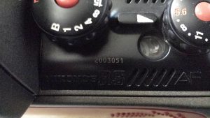 Photo of stolen Nikonos underwater camera.