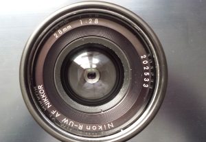 Photo of stolen Nikonos lens.